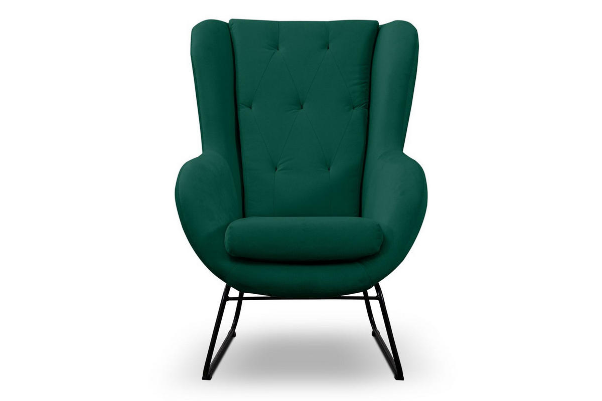 SESSEL Artemis In Kronos - Grün, Holzwerkstoff/Textil (80/105/100cm) - Fun Möbel
