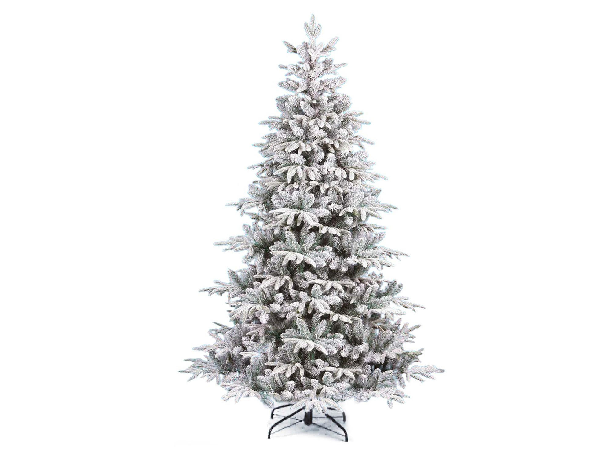 LAALU WEIHNACHTSBAUM künstlich weiss DELUXE Tanne Anita 150 cm mit Ständer - Weiß, Kunststoff (150cm) - LAALU
