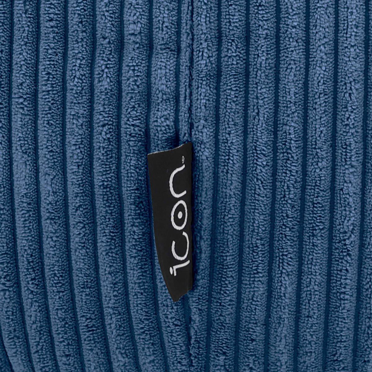 SITZSACK Sessel aus Cord 2-tlg. - Blau, Kunststoff (90/73/84cm) - icon