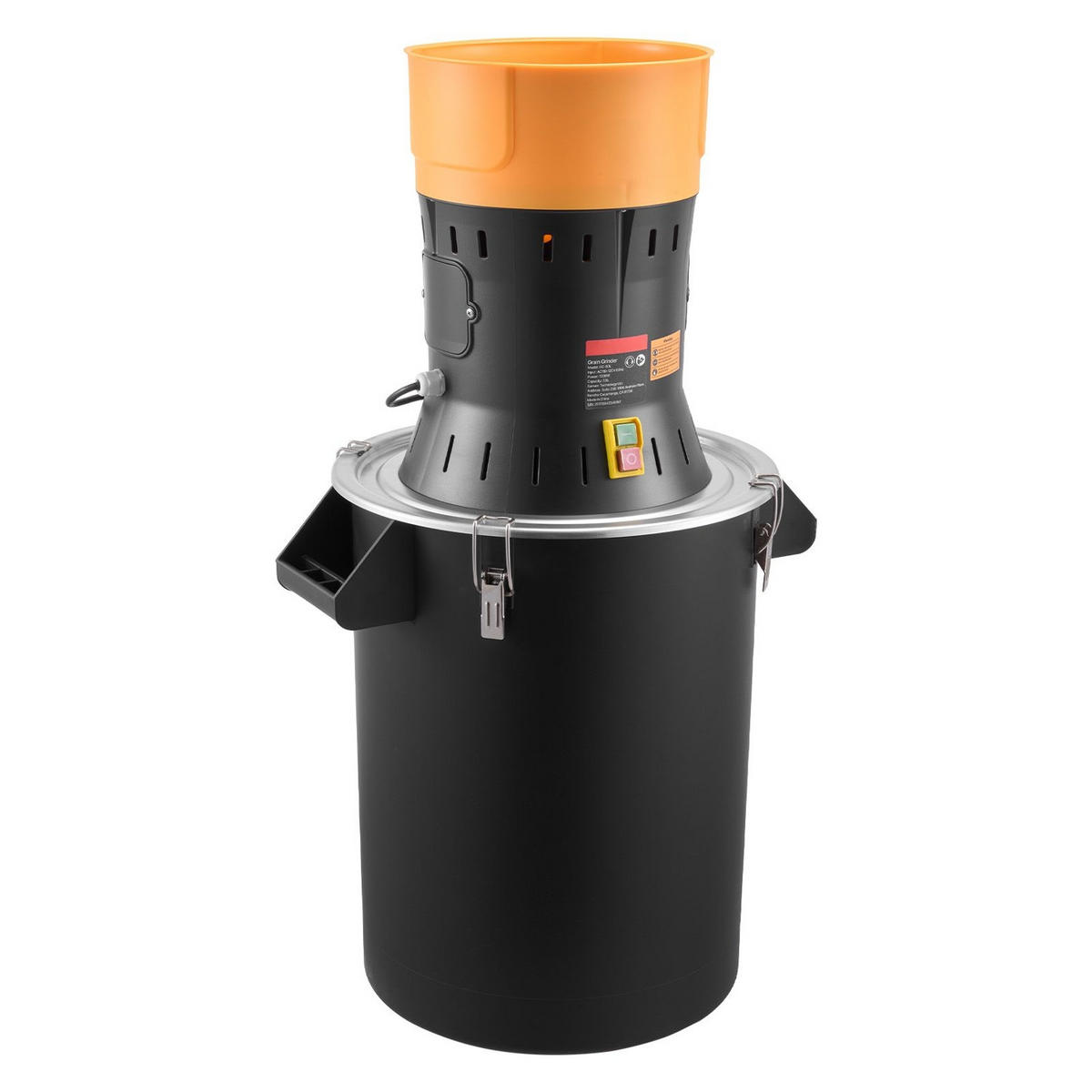 GETREIDEMÜHLE 600W mit verzinkten Klingen - Silberfarben, Metall (49.02/61.01/49.02cm) - Rolipo