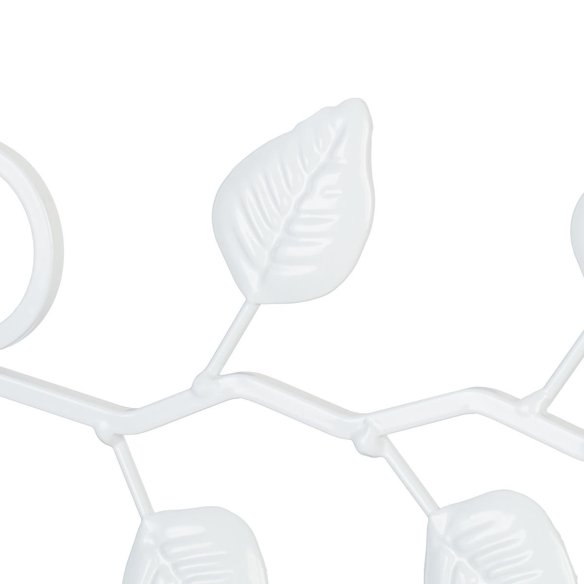 2xBLUMENAMPELHALTERUNG - Weiß, Metall (2/30/29.5cm) - Relaxdays