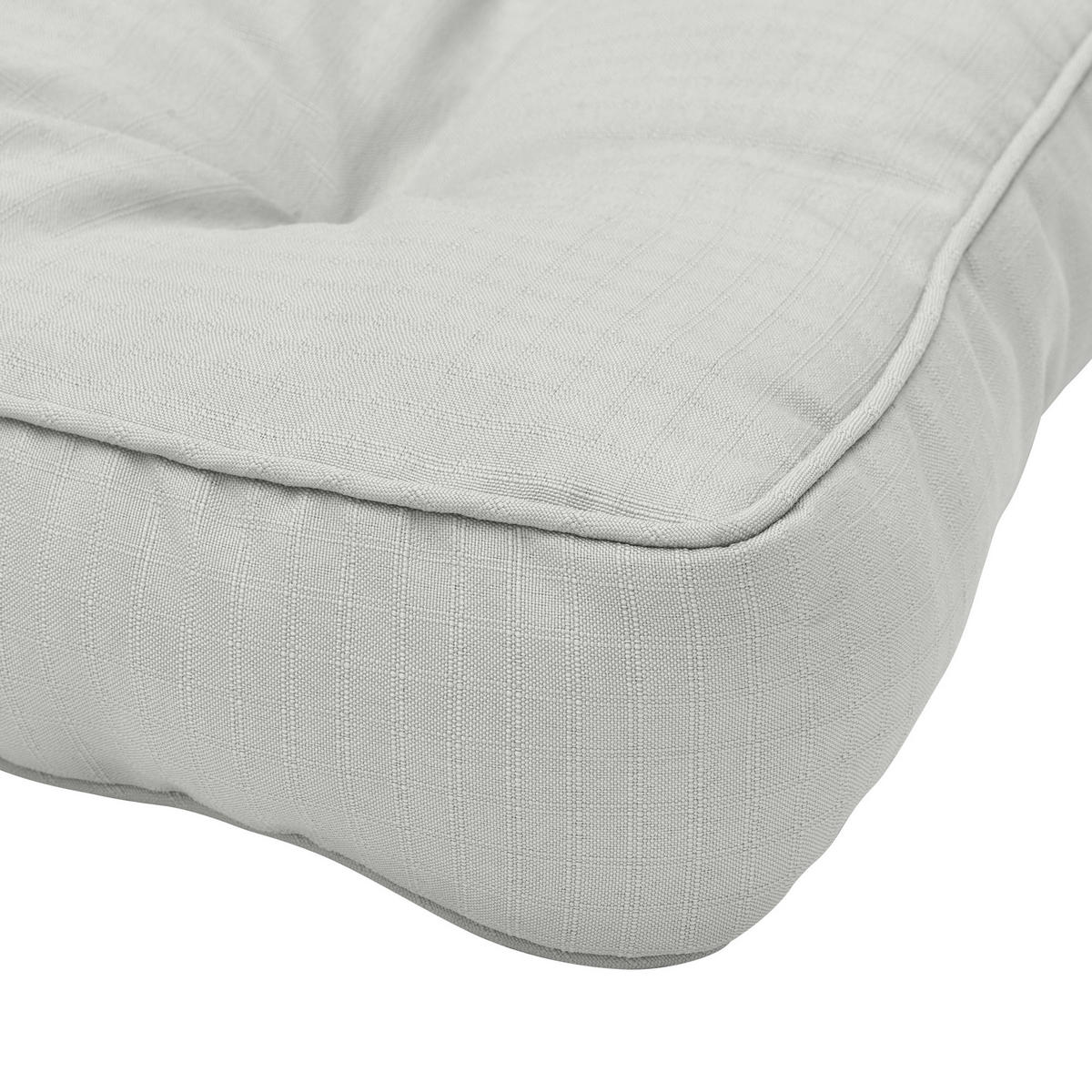 LOUNGEKISSEN Xluna Sitz 70/70/10 cm Hellgrau - Hellgrau, Textil (70/70/10cm) - Beautissu 