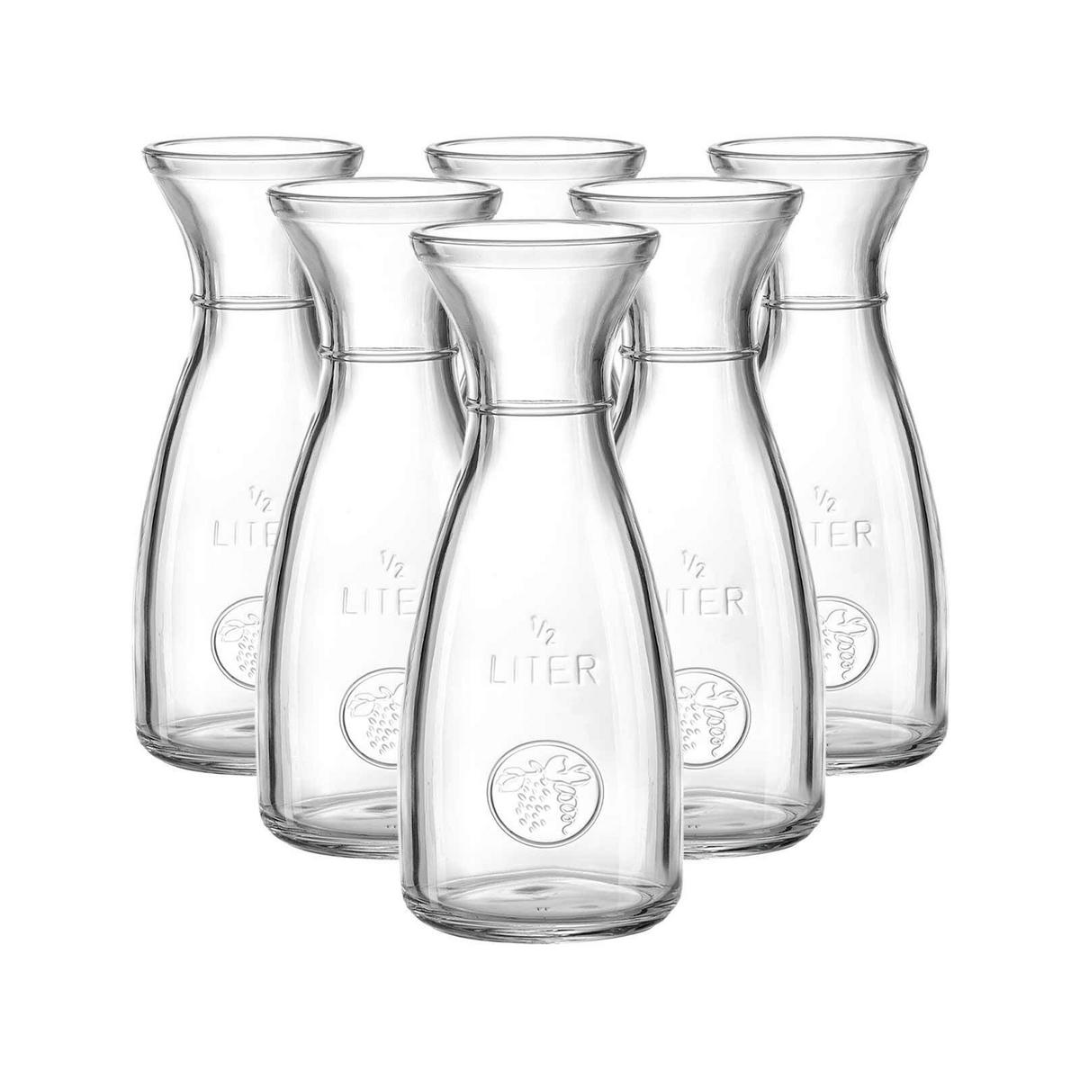KARAFFEN Bordeaux transparent 500 ml 6er Set - Transparent, Glas (0.5L) - Ritzenhoff Breker