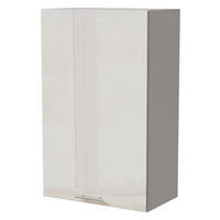 HÄNGESCHRANK Brerra W4/60/1 Weiß / RAL 9001 creme Hochglanz 60 / 32,5 / 96cm - Creme/Weiß, Holz/Holzwerkstoff (60/96/32.5cm) - Feldmann-Wohnen