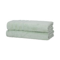 DUSCHTÜCHER 70x140 cm 450g/m2 im 2er Set, Duschtuch Grün - Grün, Textil (70/140cm) - Carpe Sonno