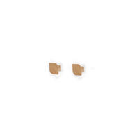 HAKEN Cielo 2er-Set - Eichefarben, Holz (5/5/3.4cm) - Woodendot