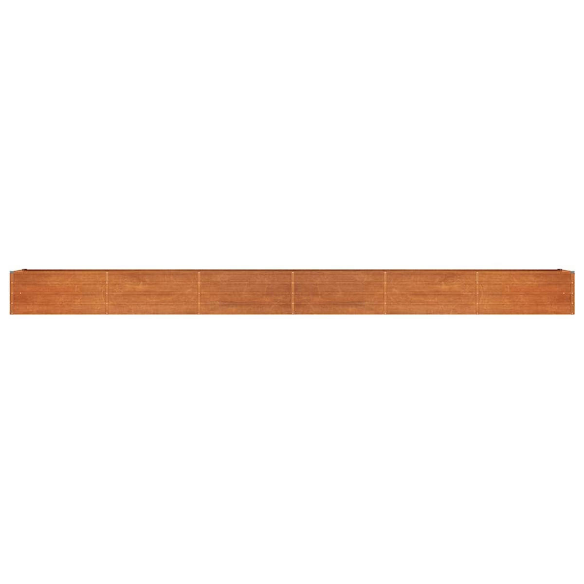 HOCHBEET Rostig 600/80/45 Cm Cortenstahl - Rostfarben, Metall (80/45/600cm) - vidaXL