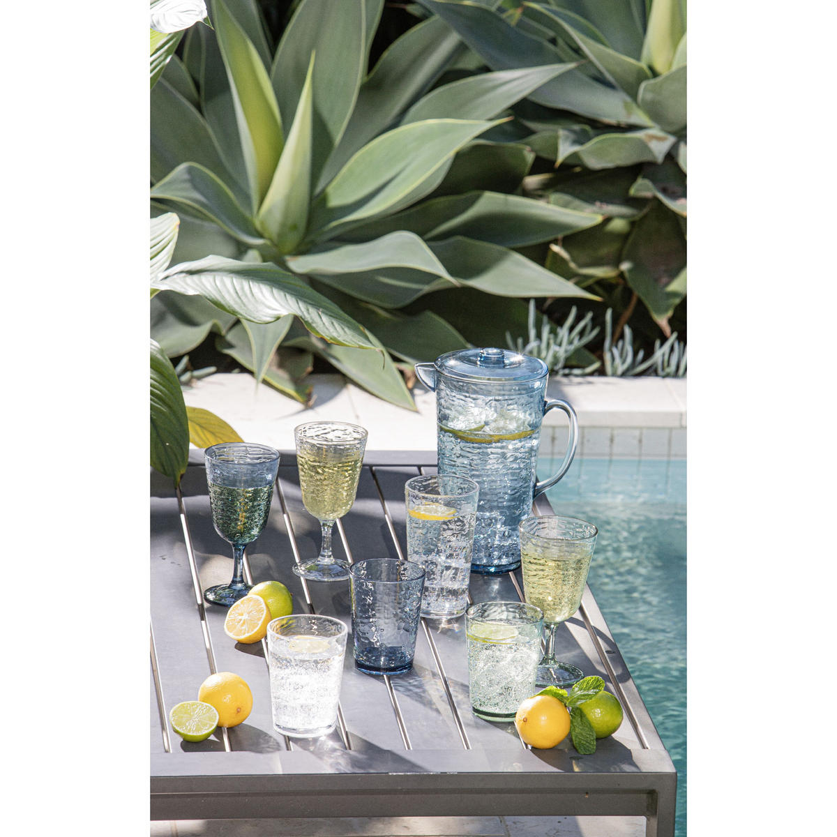 WASSERKRUG Byron - Blau, Kunststoff (2.5L) - Ladelle