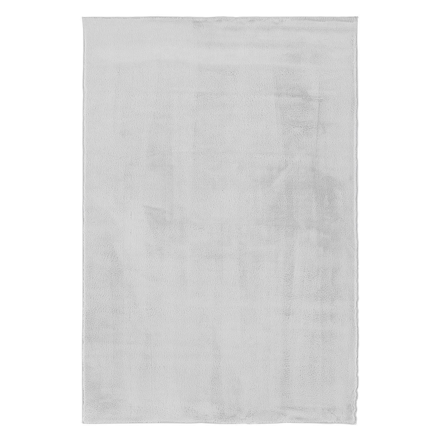 Homestyle4u Teppich Grau 160x230 cm