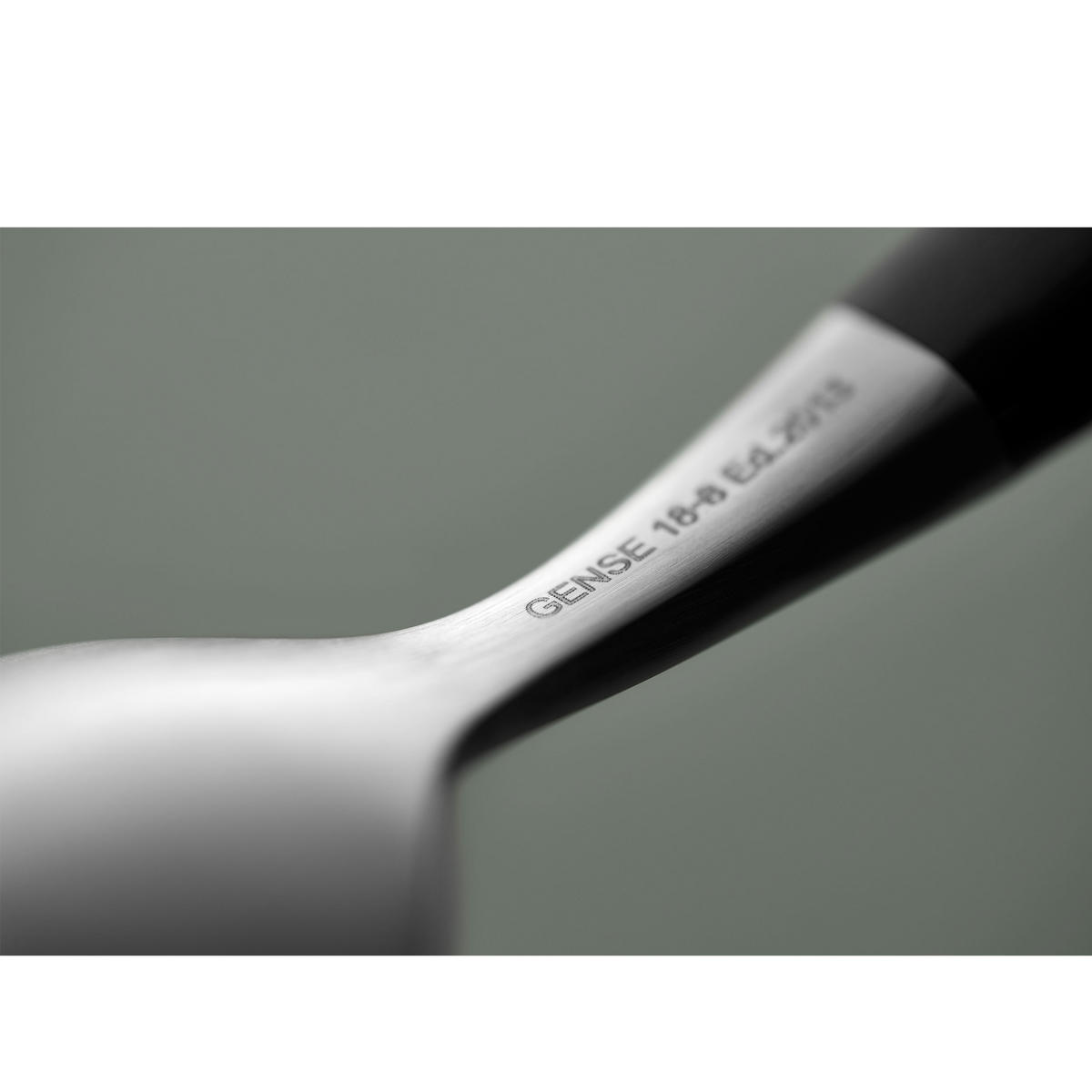 LÖFFEL Focus de Luxe, POM-Kunststoff, 18/8 Edelstahl, 20 cm - Silberfarben, Metall - GENSE