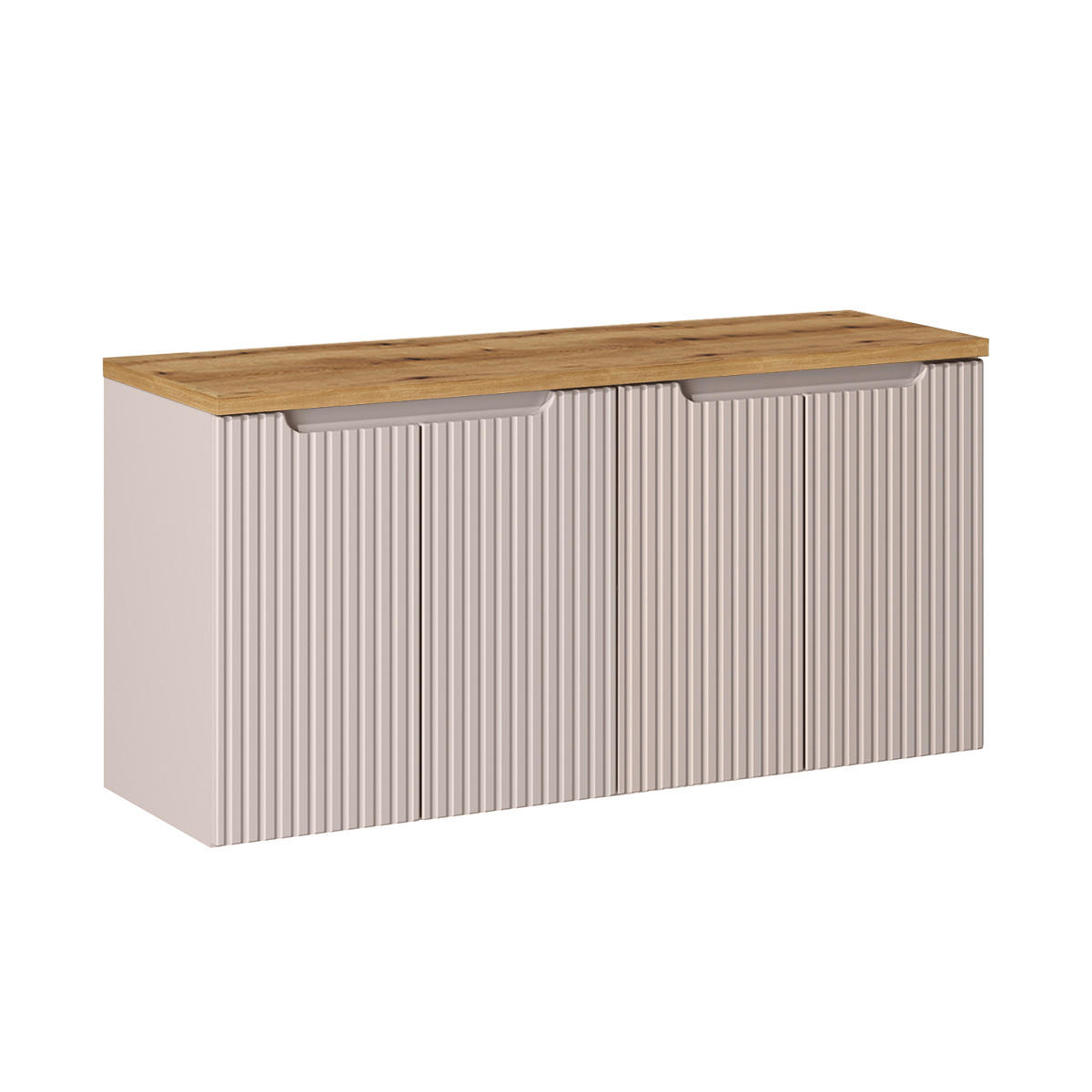 PODUMIVALNIŠKA OMARICA 120cm Riva Kašmir - bež, leseni material (120/57/40cm) - Petits-meubles