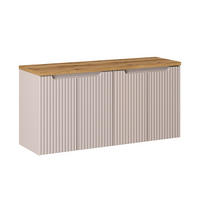 SKŘÍŇKA POD UMYVADLO 120cm Riva Kašmír - béžová, kompozitní dřevo (120/57/40cm) - Petits-meubles