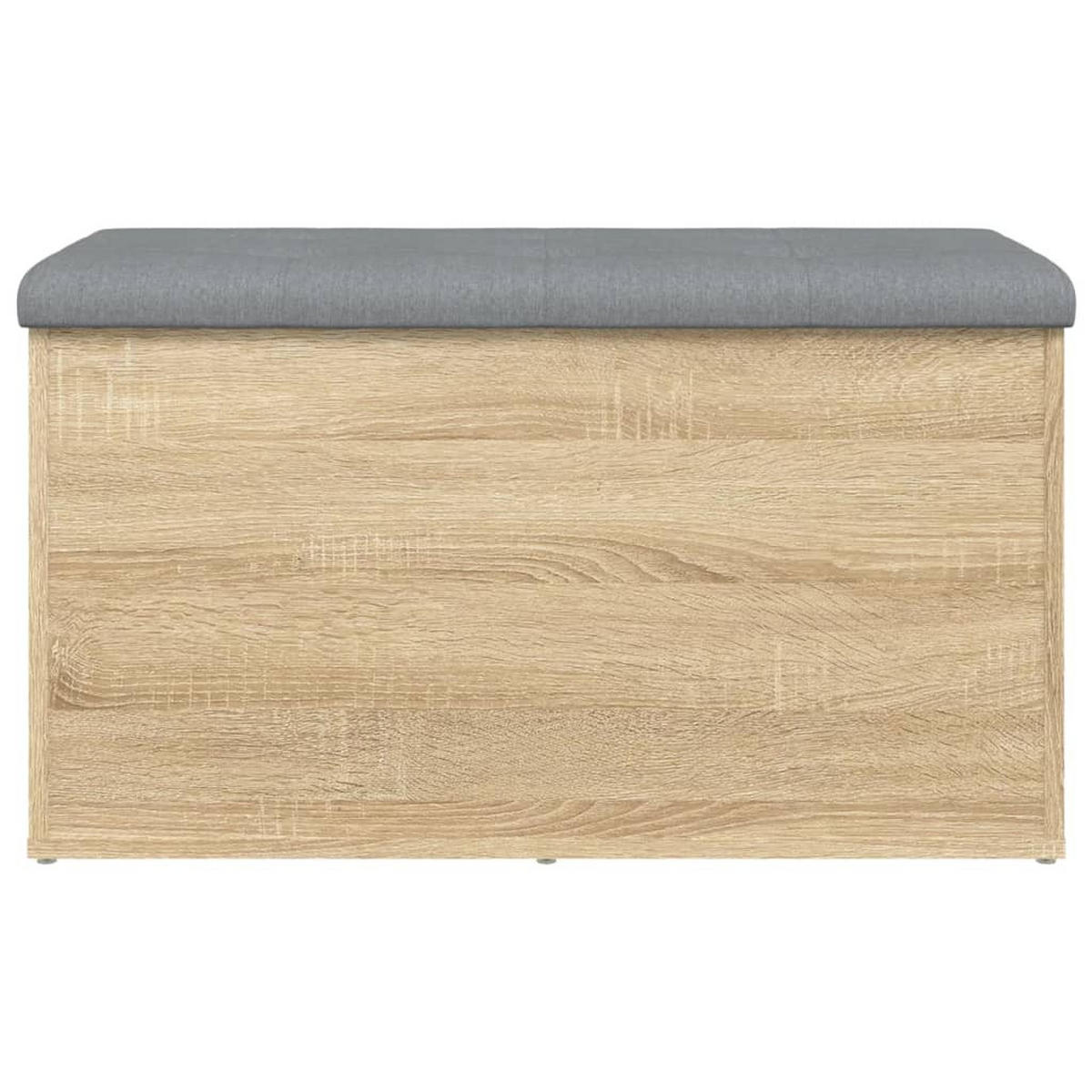 SITZBANK Jona mit Stauraum Sonoma-Eiche 82x42x45 cm - Sonoma Eiche, Holz (82/45/42cm) - DELUKE