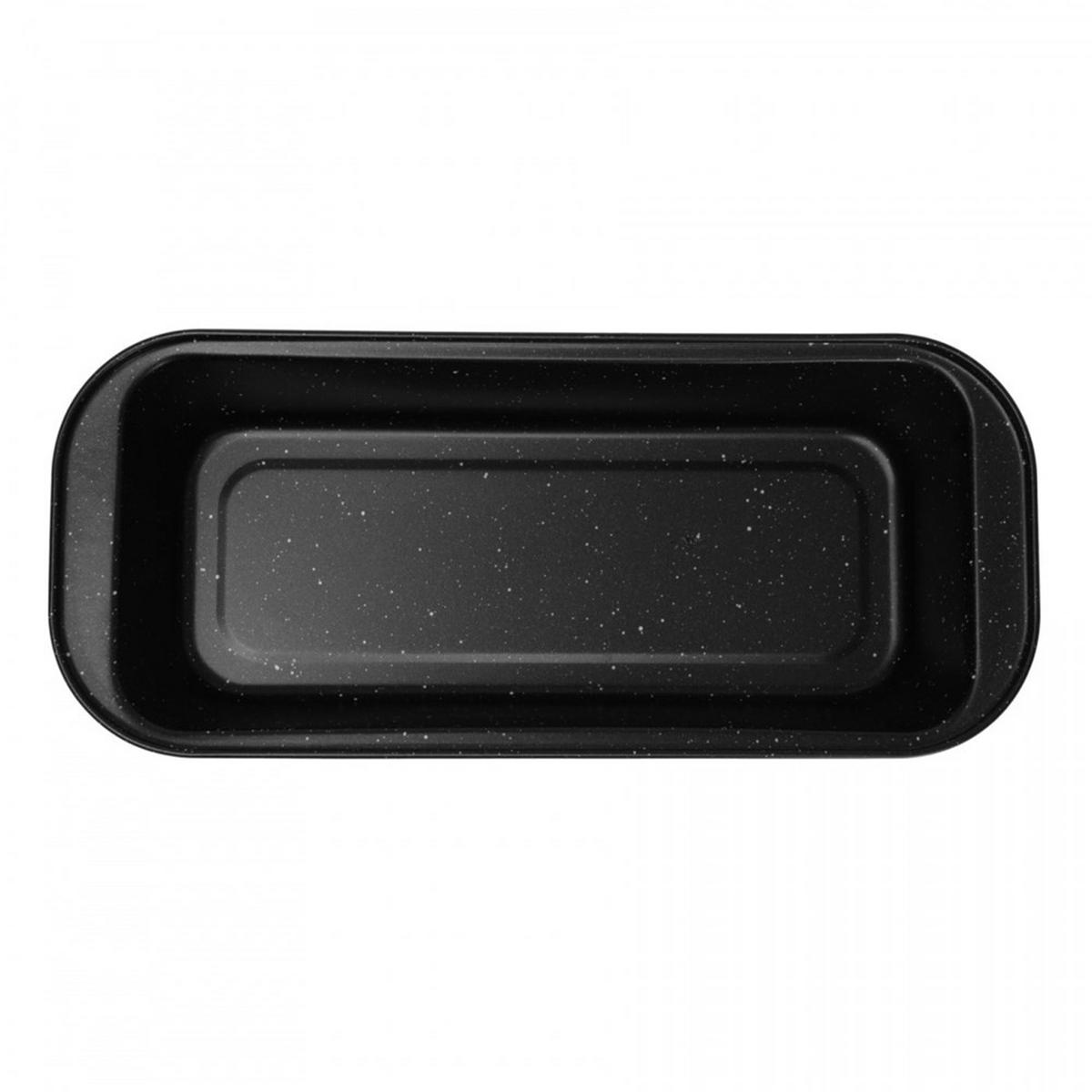 BROTPASTETE-KUCHENFORM 30x13x6cm KH1549 - Schwarz, Metall (13/6/30cm) - Kinghoff 