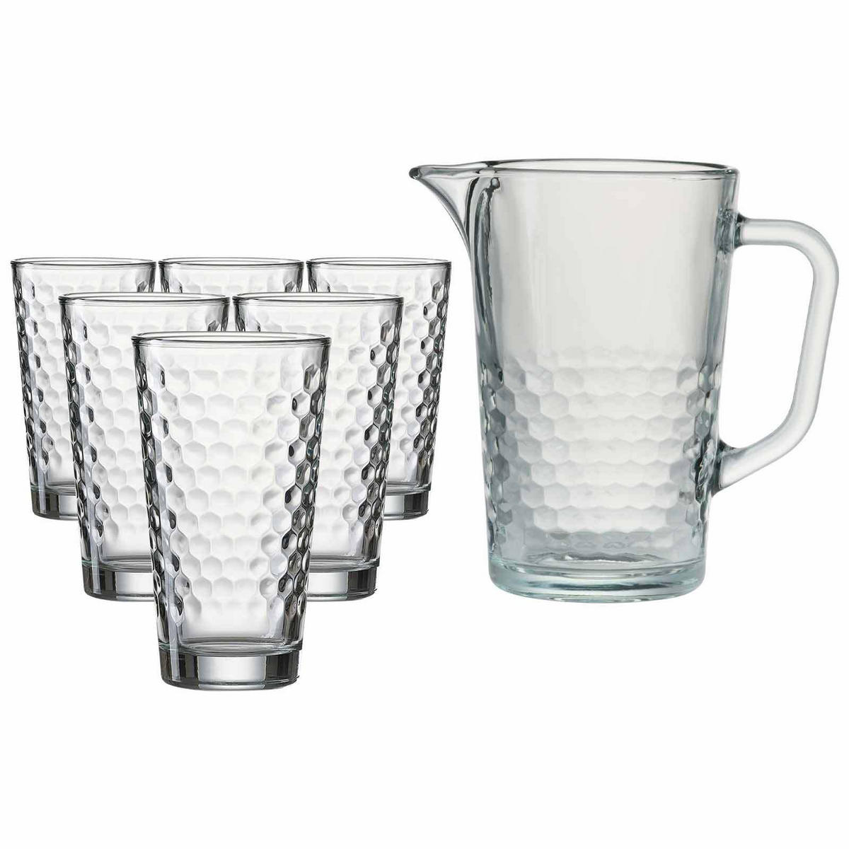 KRUG- UND LONGDRINKGLASSET Favo Transparent 7er Set - Transparent, Glas - Ritzenhoff Breker