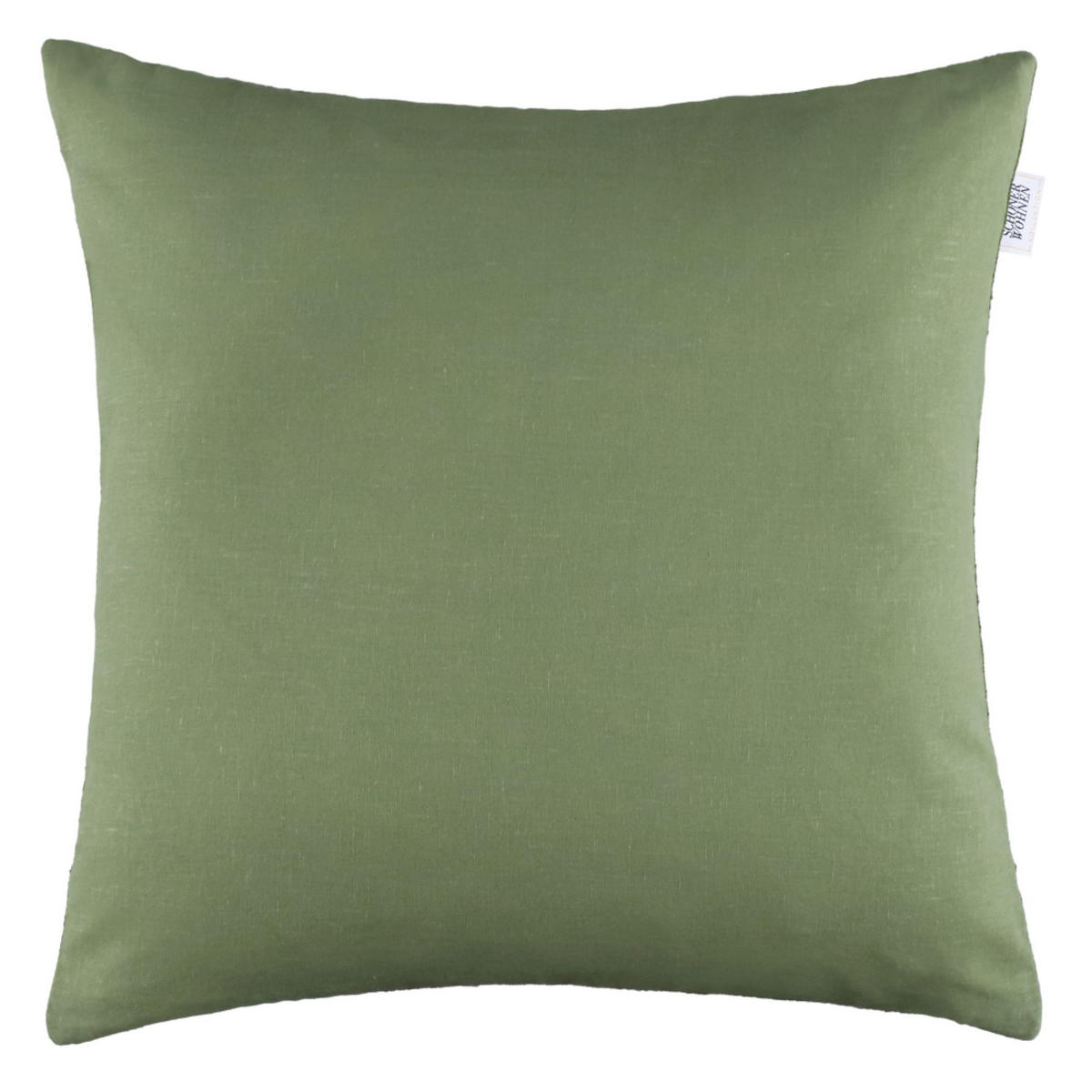 ZIERKISSENHÜLLE PEBBLE - Grün, Naturmaterialien (45/45cm) - Schöner Wohnen