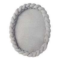 BABY Nest geflochten Grau - Grau, Textil (60/90cm) - nordic coast company