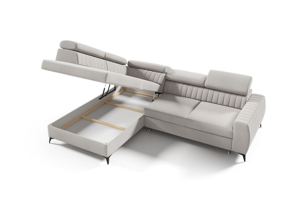 ECKSOFA Toronto - Gelb, Holzwerkstoff/Textil (270/200cm) - Fun Möbel