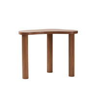 SCHREIBTISCH Abgerundet Dunkelbraun 100 x 60 x 77 cm - Dunkelbraun, Holz (60/100/77cm) - Nordlys