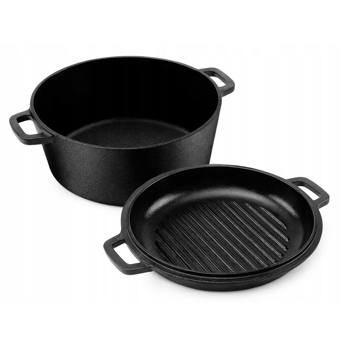 TOPF Schwarz 36/26/11.5 cm KS7743 - Schwarz, Metall (26cm) - Krisberg 