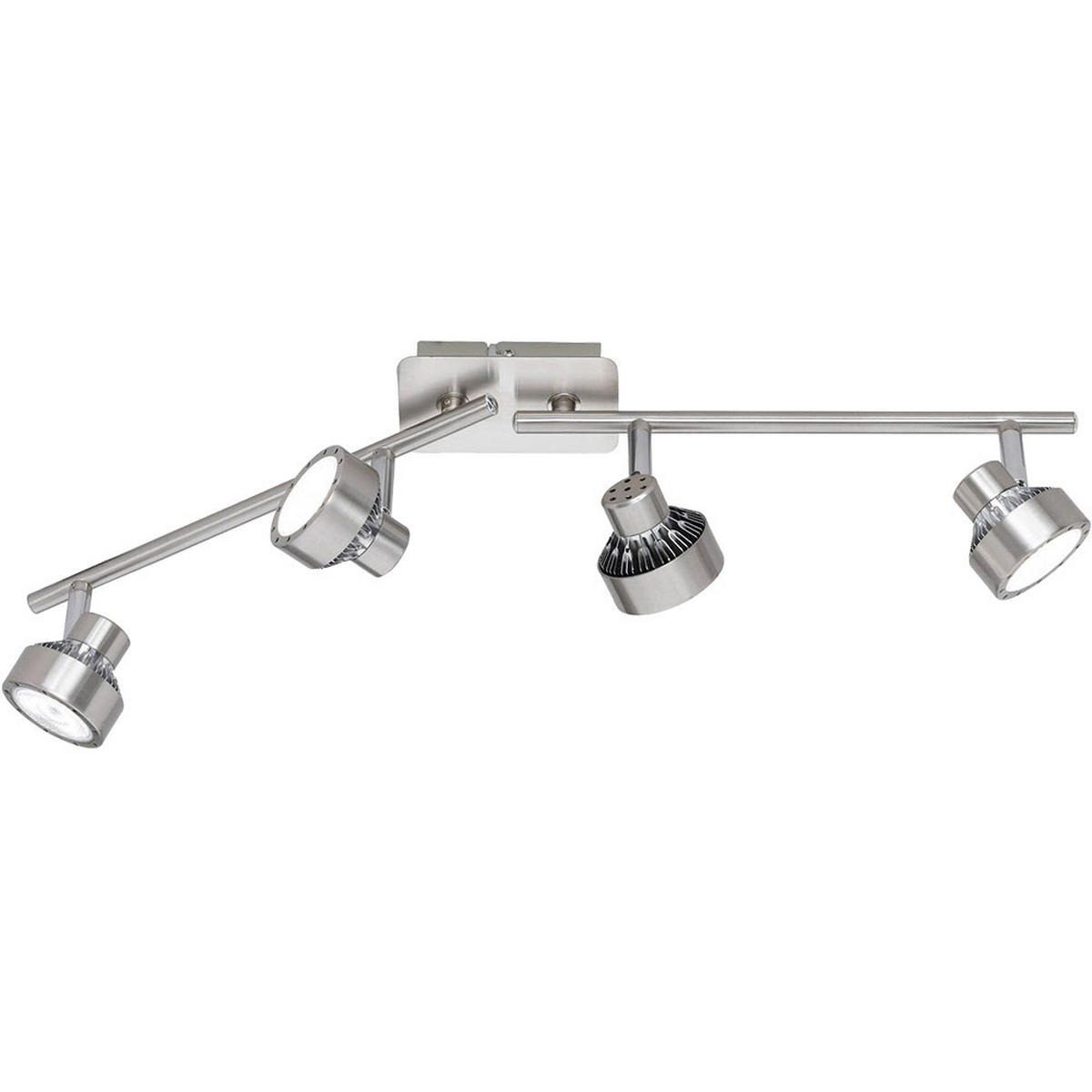 LED DECKENLEUCHTE Metall Silber - Silberfarben, Metall (61/8/14cm) - Wofi