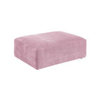 SOFA SITZELEMENT SEPHI Pink Cord - Pink/Schwarz, Kunststoff/Textil (107/39/82cm) - KAWOLA
