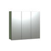 SPIEGELSCHRANK PureBliss Grün - Grün, Holzwerkstoff (90/80/20cm) - Trendteam