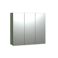 SPIEGELSCHRANK PureBliss Grün - Grün, Holzwerkstoff (90/80/20cm) - Trendteam