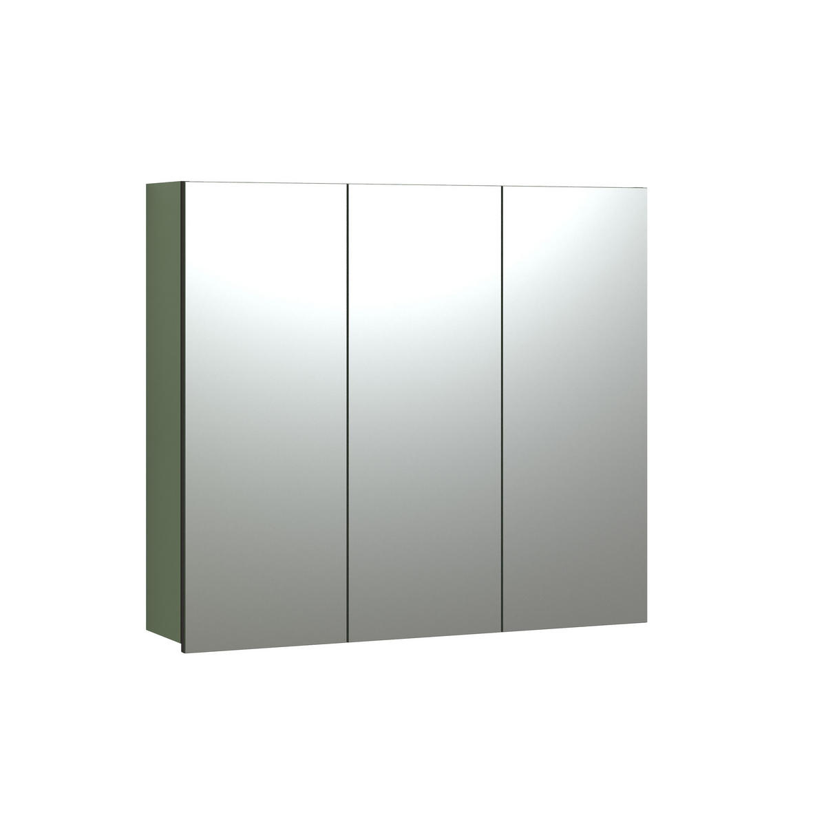 SPIEGELSCHRANK PureBliss Grün - Grün, Holzwerkstoff (90/80/20cm) - Trendteam