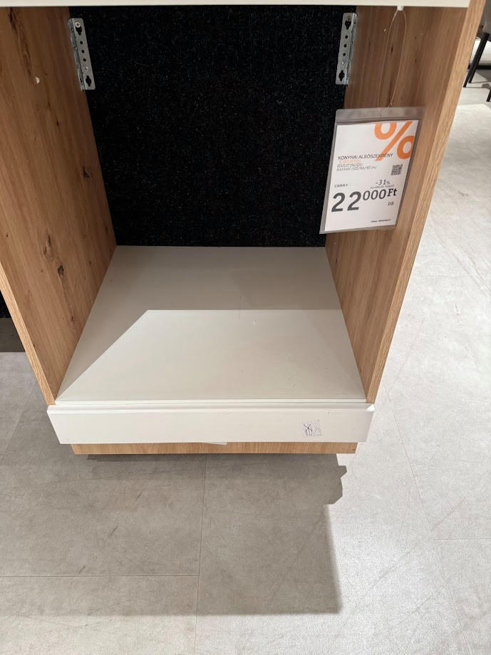 KONYHAI ALSÓSZEKRÉNY VALENCIA-BUDAÖRS OUTLET - Carryhome