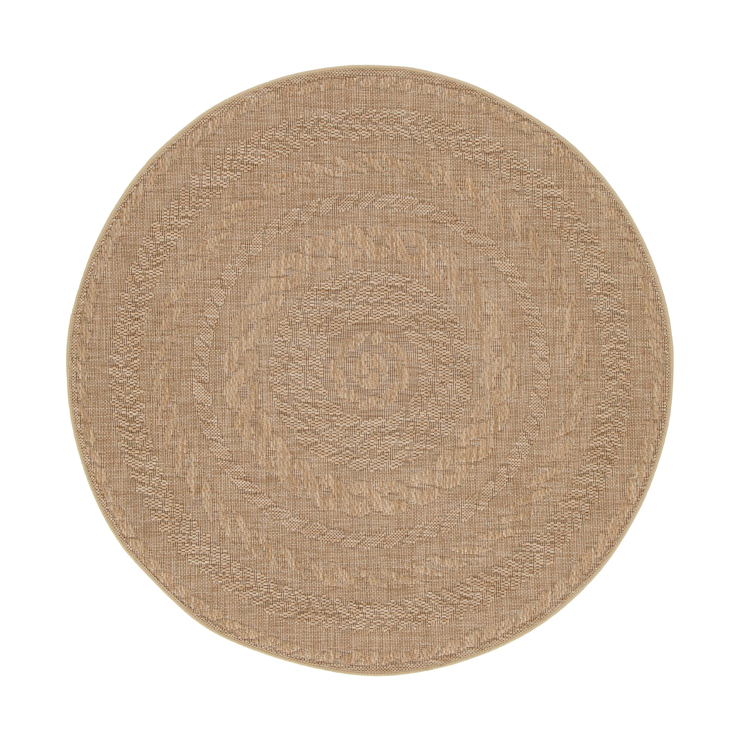 TEPPICH In- Outdoor, fleckenresistent beige - Beige, Textil (160/160cm) - AFK Living