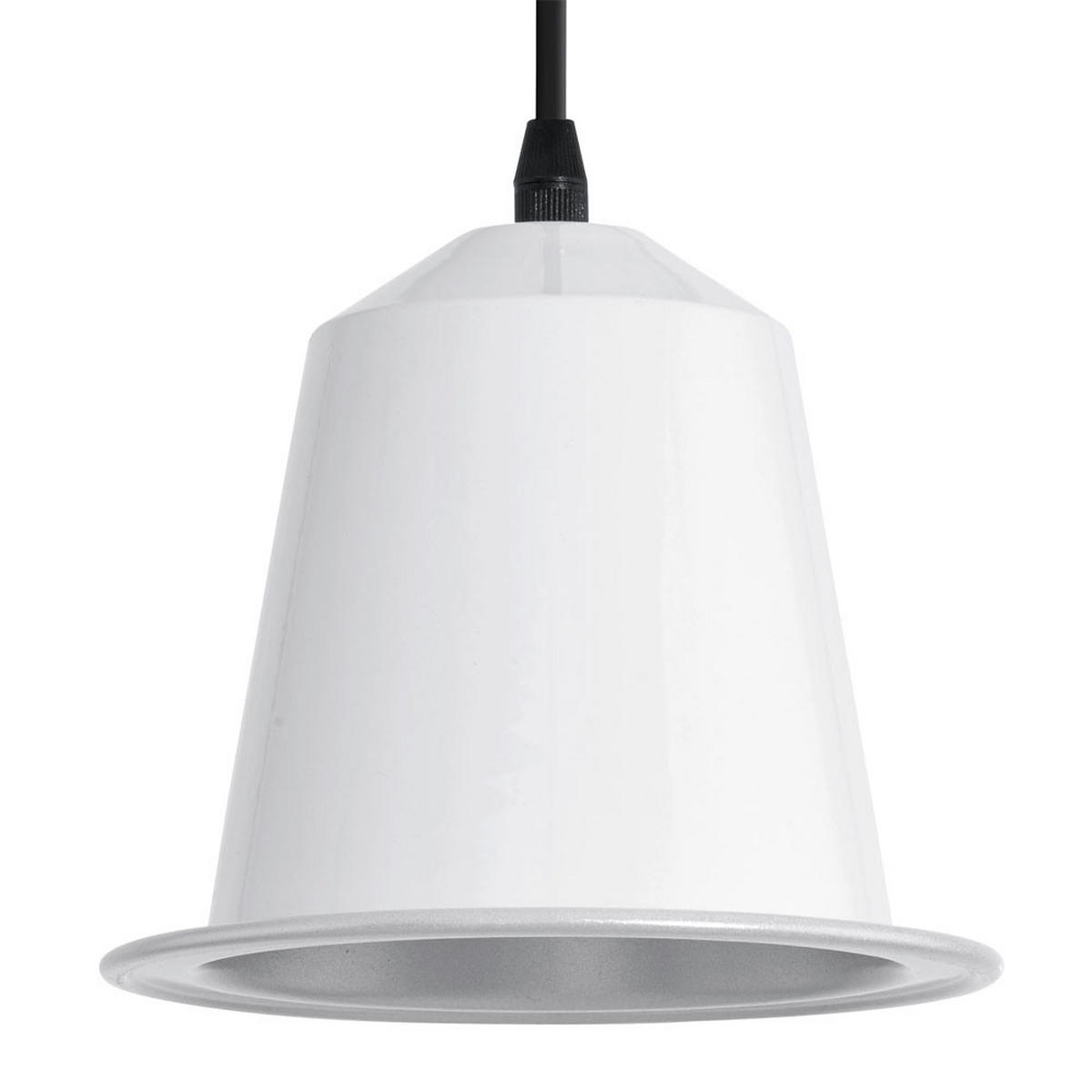 LED HÄNGELEUCHTE Ginosa Stahl Weiß 3er Set - Weiß, Metall (17.5/17.5/110cm)