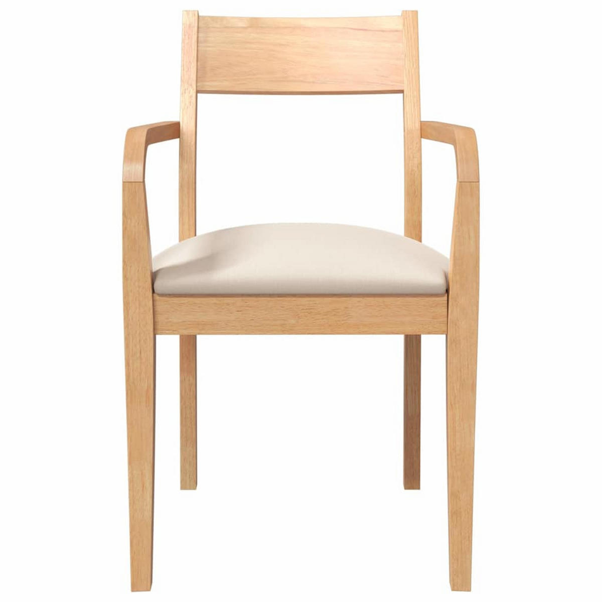 STUHL-SET 2Stk. Lintweil 51/80.5/57 cm - Braun, Holz (51/80.5/57cm) - ZMH