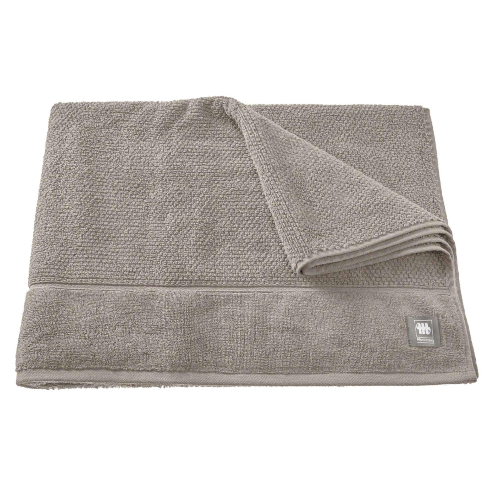 DUSCHTUCH SOLID - Grau, Textil (100/150cm) - Musterring