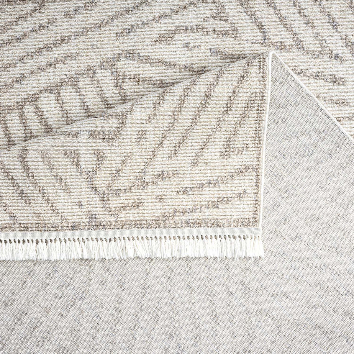 KURZFLOR-TEPPICH Clasico 9161 Beige 160x230 cm - Beige, Textil (160/230cm) - carpet city