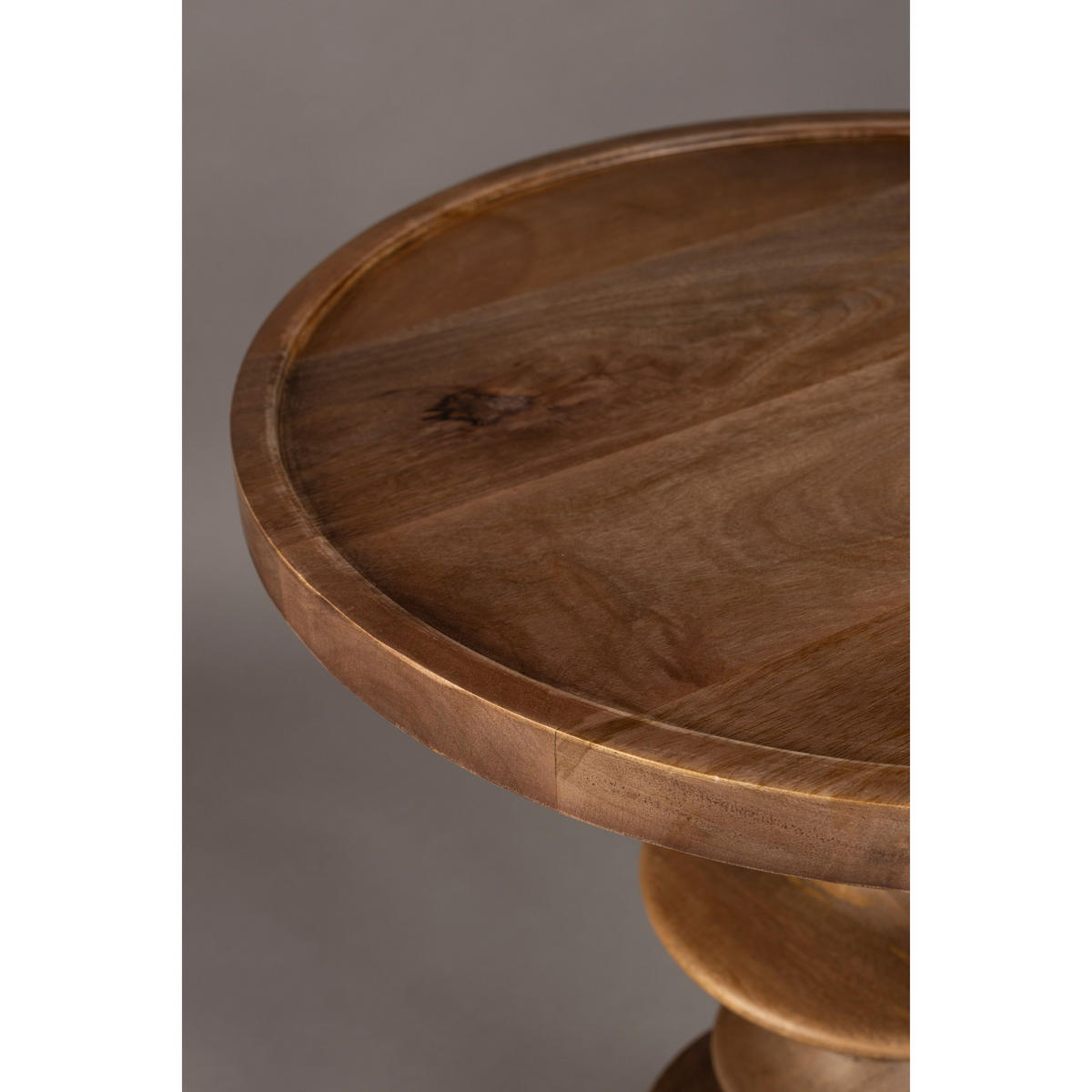BEISTELLTISCH Cath Rund 46 cm - Braun, Holz (46/46/58cm) - Dutchbone