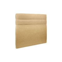 KOPFTEIL Modell Linien – Gelber Stoff 140 cm - Gelb/Beige, Holz (140/120/10cm) - Sommeil de Plomb