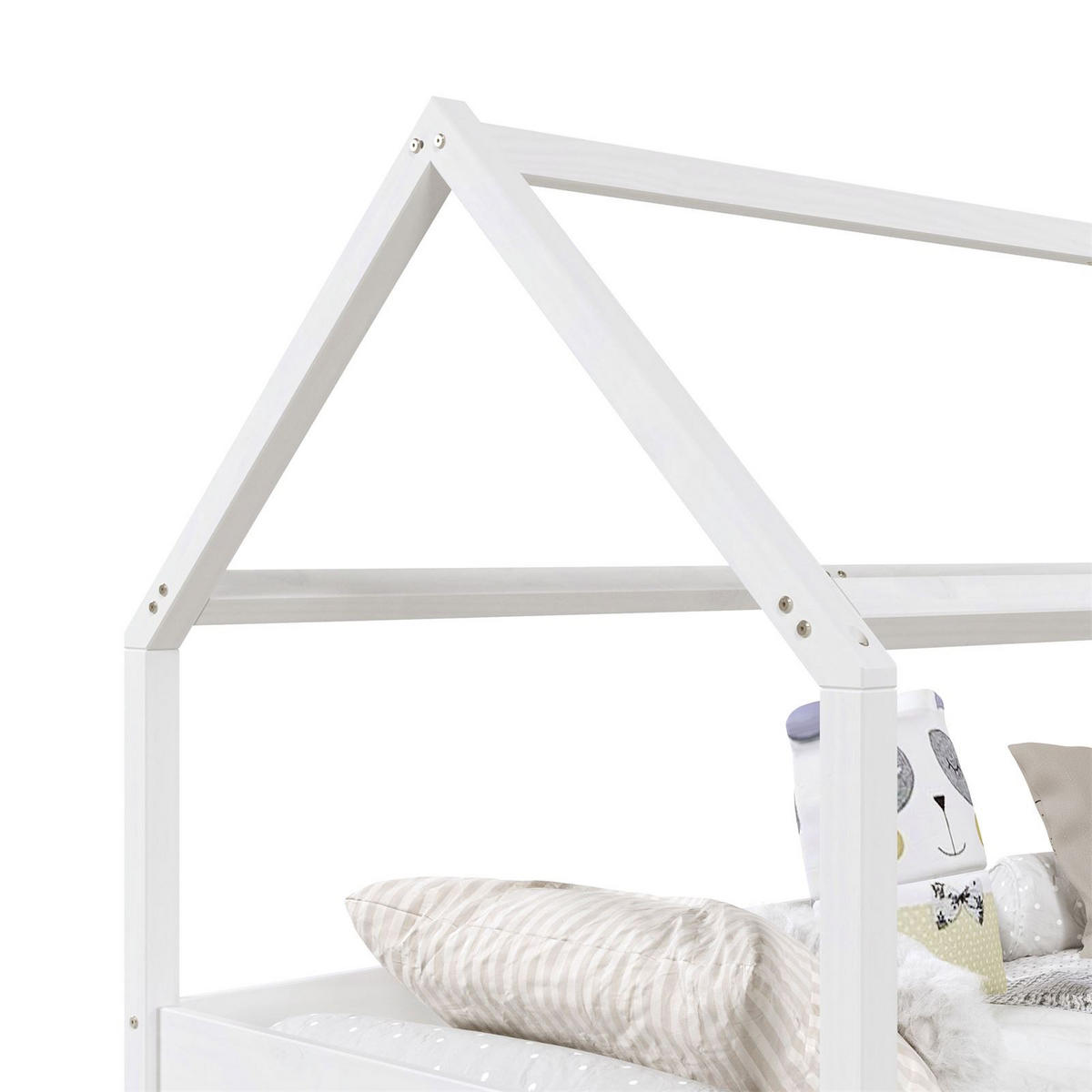 HAUSBETT CLIA 90X200 CM - Weiß, Holz (96/145/206cm) - IDIMEX