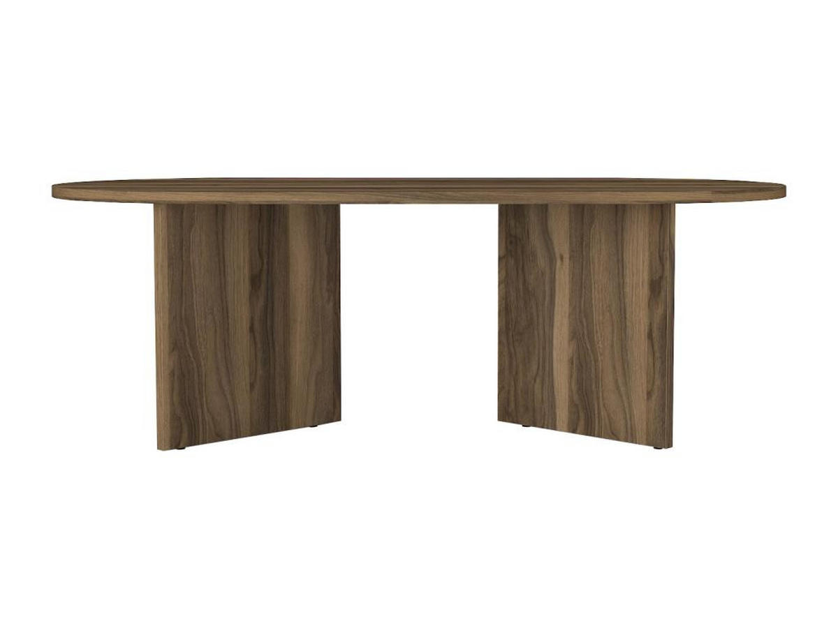 COUCHTISCH - Holzfarben dunkel - TOPANIA - Dunkelbraun, Holz (120/60/39.6cm) - Vente-Unique