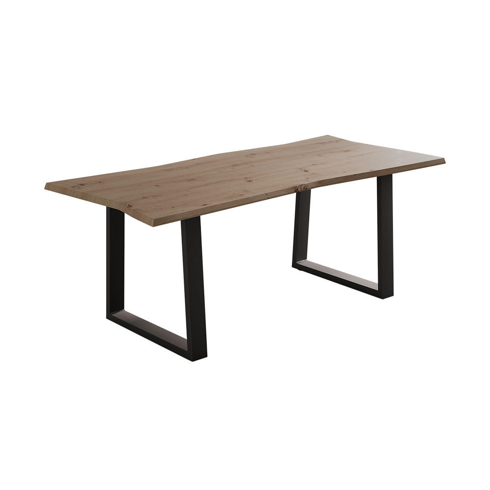 COUCHTISCH Yan Artisan 110 x 50 cm - Hellgrau, Holzwerkstoff (50/110/40cm) - Vicco