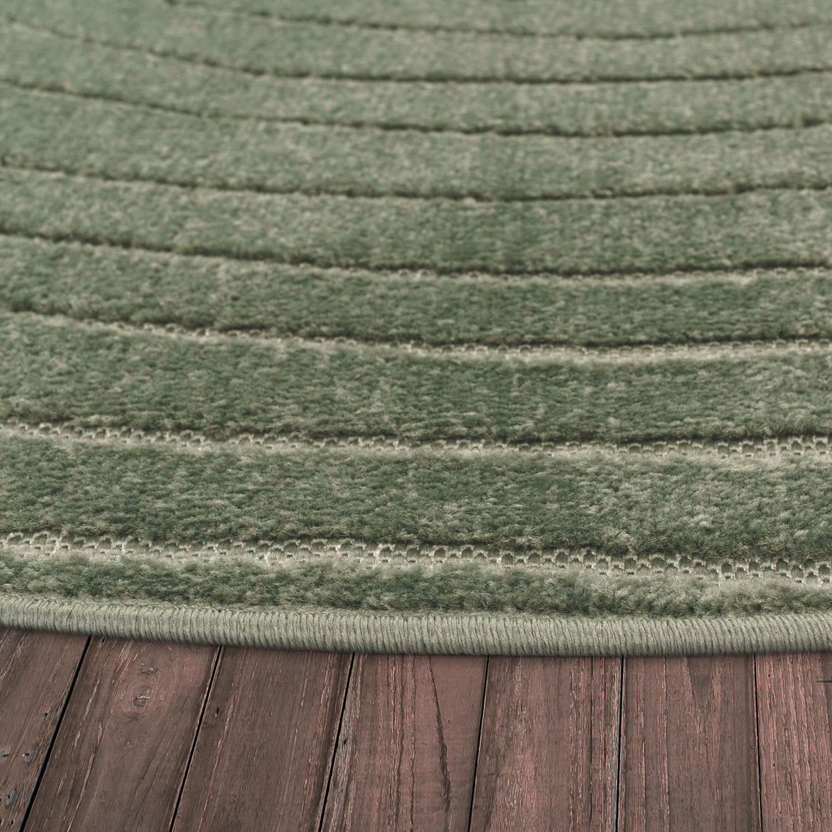 OUTDOORTEPPICH 160/160 cm Cotton 243 - Grün, Textil (160/160cm) - Paco Home