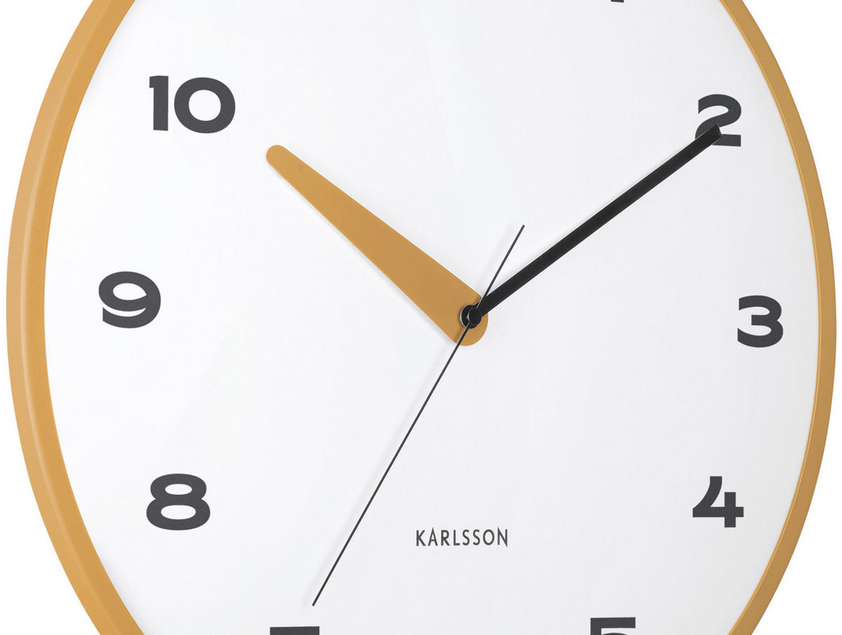 WANDUHR Brisk Dome Ø40 cm - Gelb, Metall (40/1/40cm) - Karlsson