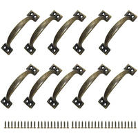MÖBELGRIFF 10er-Set 99 mm Zinklegierung - Schwarz, Metall (2.6/1.3/9.9cm)