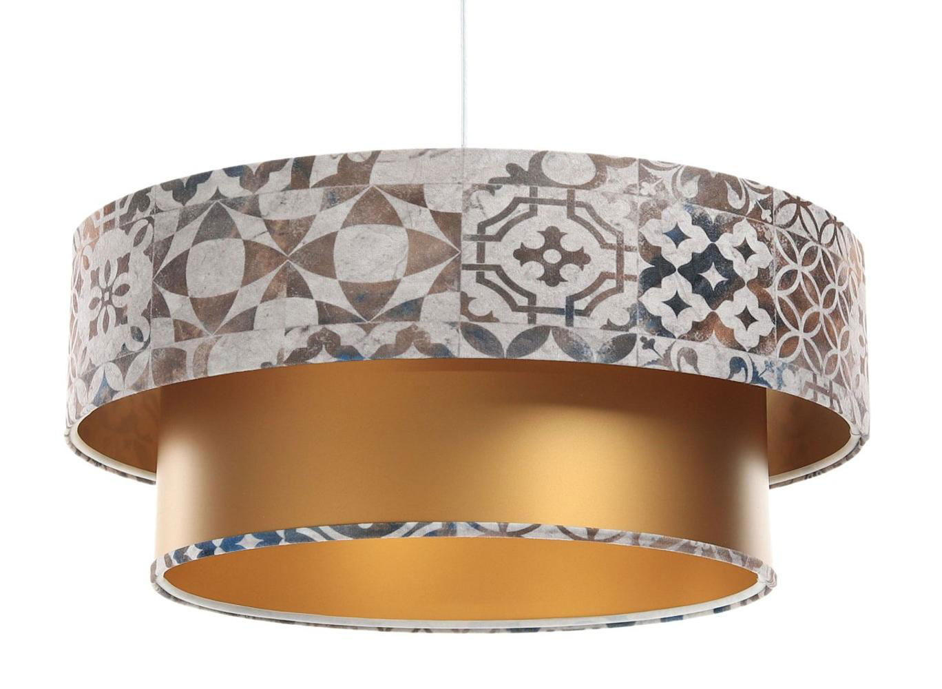 HÄNGELEUCHTE Gold 50/20 cm - Goldfarben, Kunststoff (50/1/20cm) - ONZENO