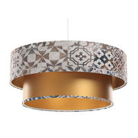 HÄNGELEUCHTE Gold 50/20 cm - Goldfarben, Kunststoff (50/1/20cm) - ONZENO