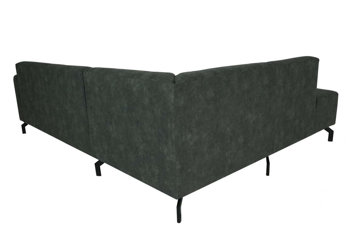 ECKSOFA OTTOMANE LINKS Grau - Grau, Textil (247/195cm) - MCW
