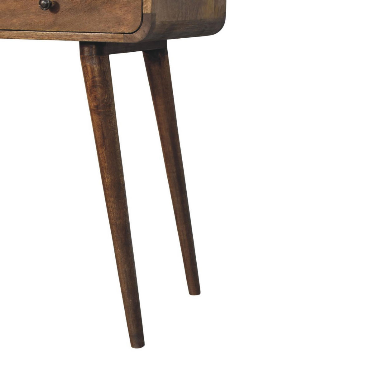 KONSOLENTISCH Klassisches Grau-Finish, 2 Schubladen, Braun - Braun, Holz (80/35/78cm) - Artisan Furniture