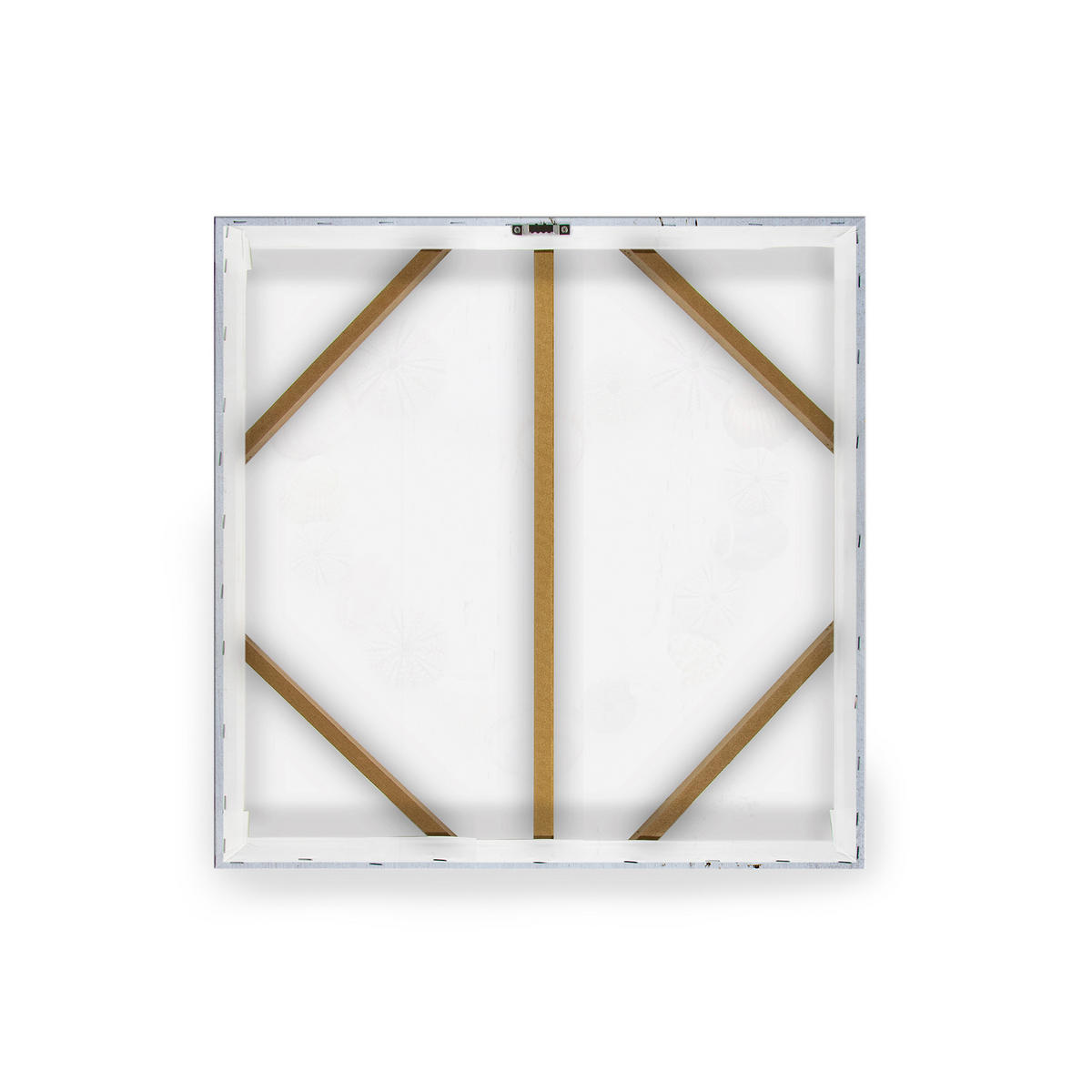 LEINWANDBILD Muschel Herz - 50x50cm - Weiß, Textil (50/50cm) - Art for the Home