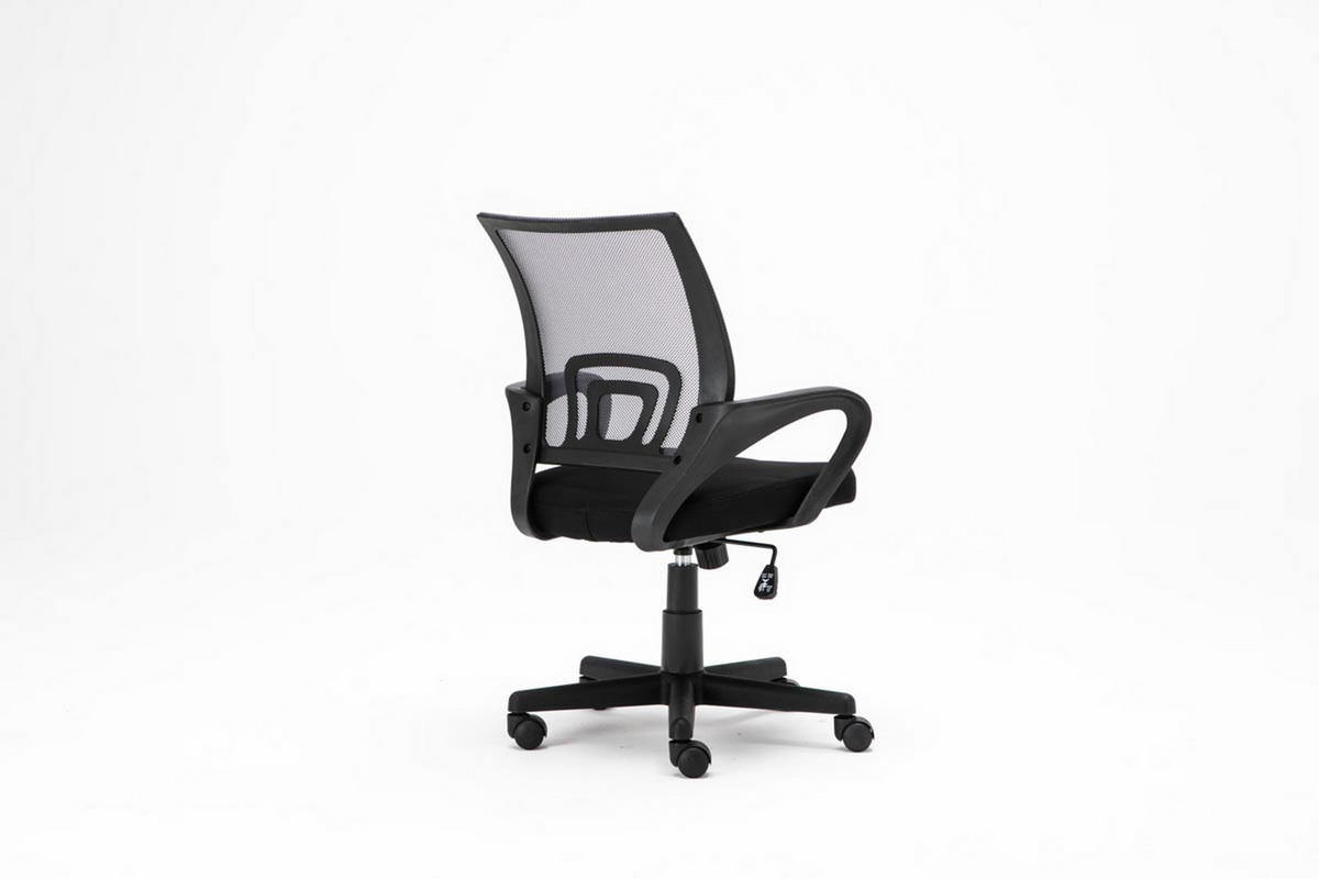 BÜROSTUHL Genf mit Netzbezug, Grau - Grau, Kunststoff/Textil (56/100/54cm) - TPFLiving