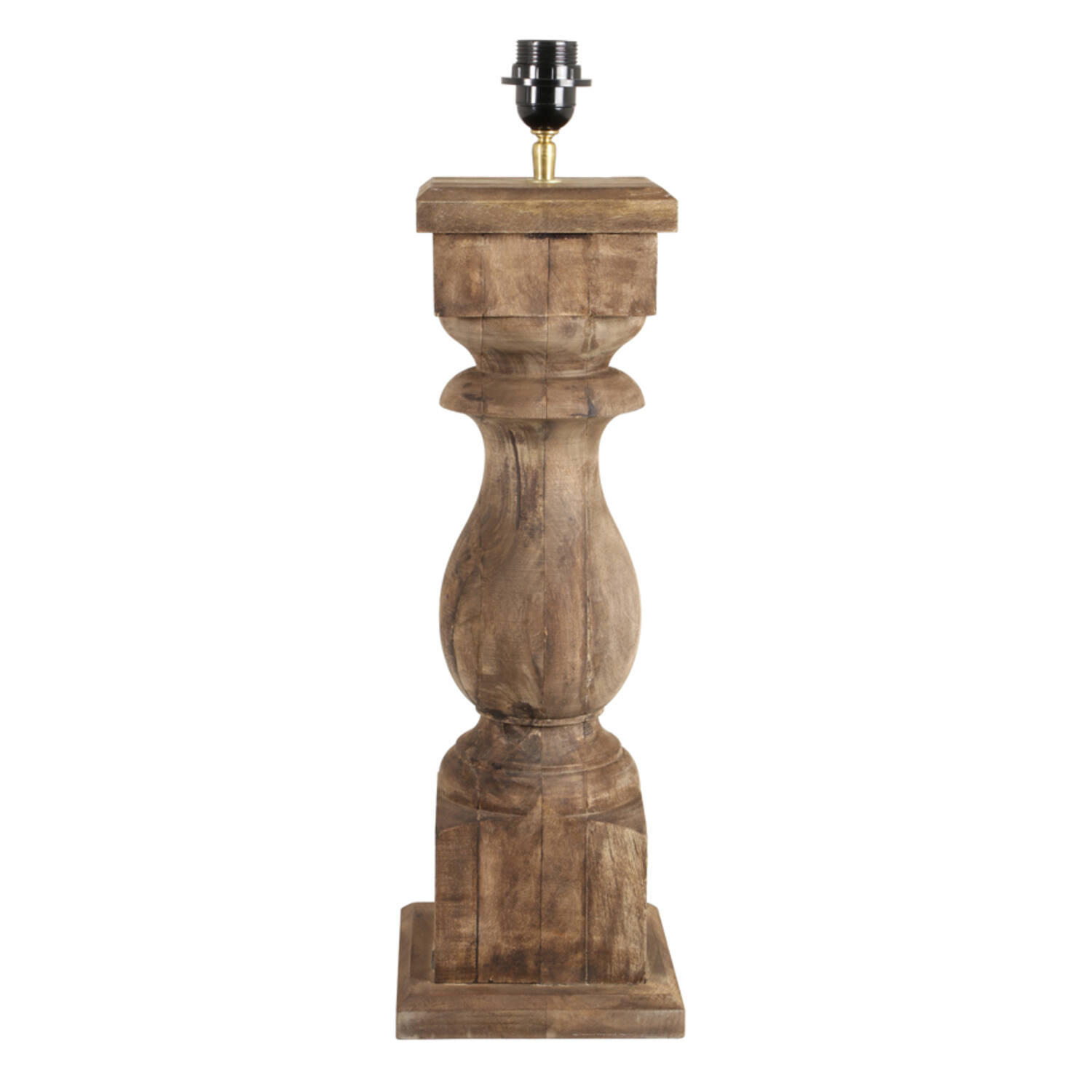 LAMPENFUSS - Braun - 19/19/64 cm - Braun, Holz (19/19/64cm) - Light & Living